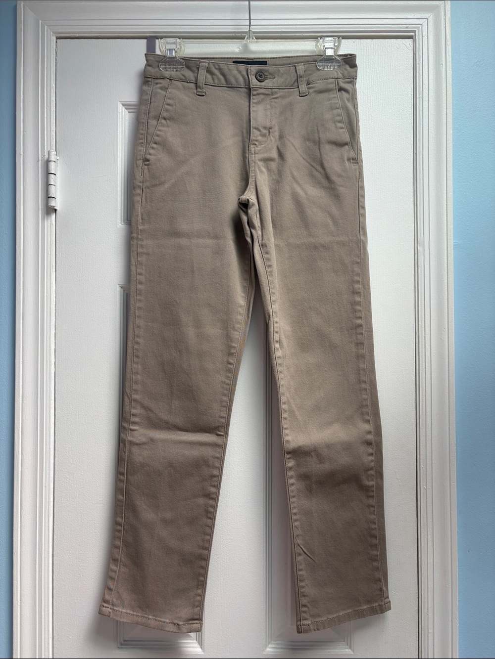 Tilly’s RSQ Slim Straight Fit Tan Chinos Cotton Boy’s Pants Size 14 Like New !